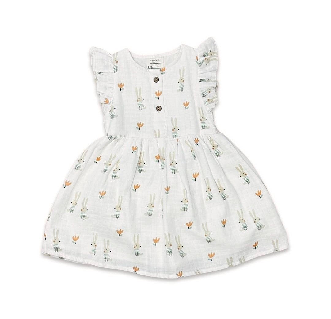Bunny Ruffle Baby Dress