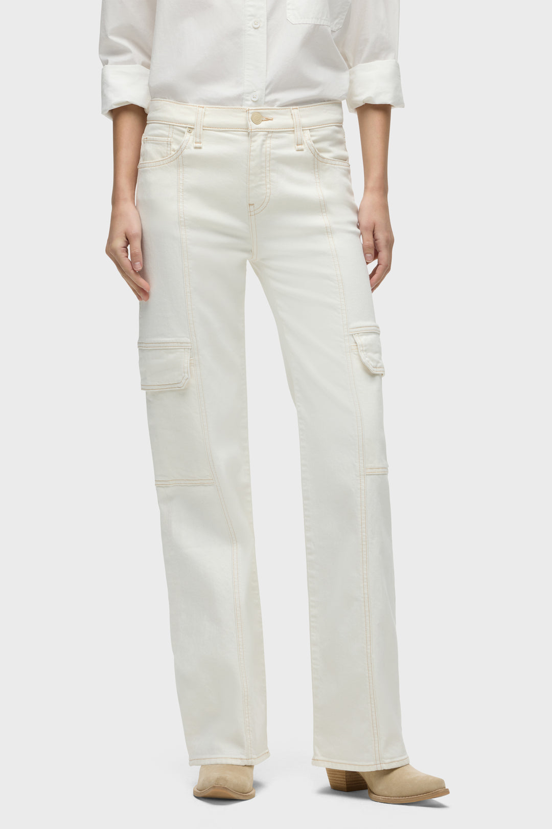 SALE Rosie High-Rise Seamed Cargo Jean