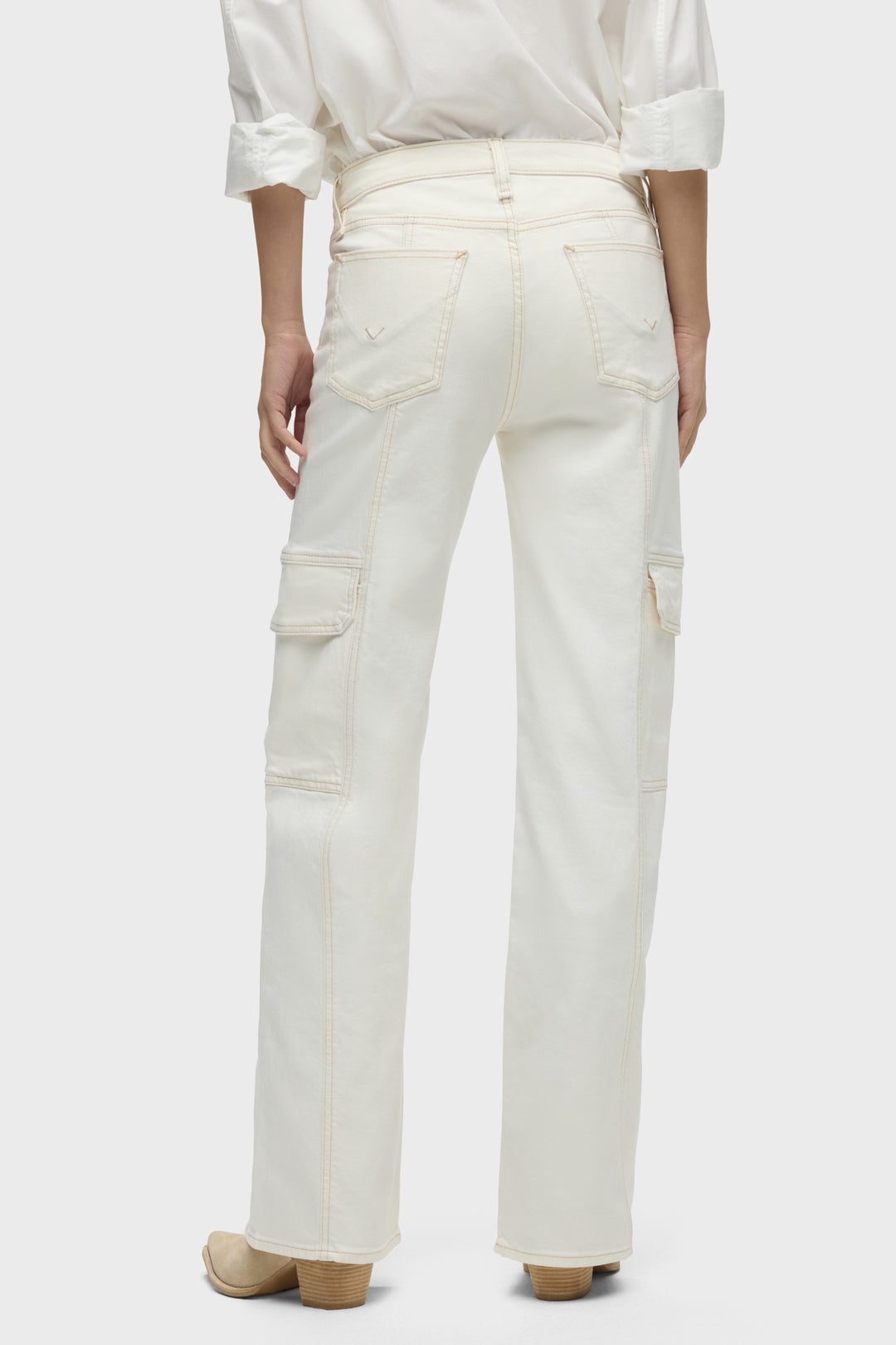 SALE Rosie High-Rise Seamed Cargo Jean