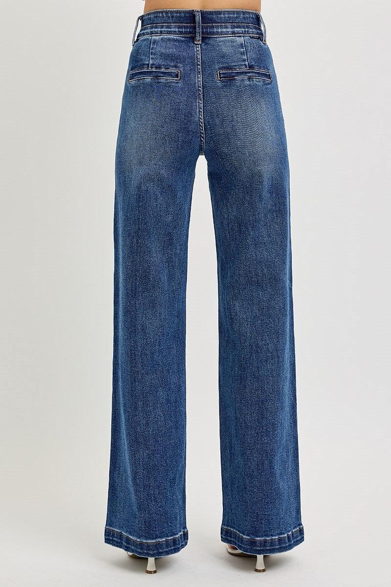 High-Rise Wide Leg Jeans
