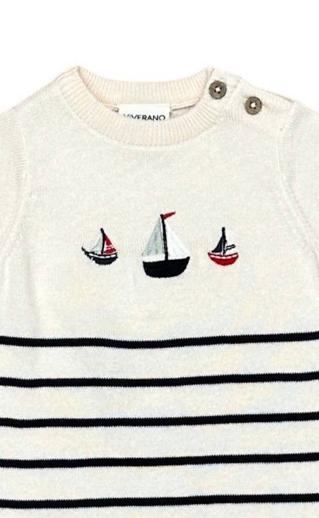 Sailboat Short Baby Romper