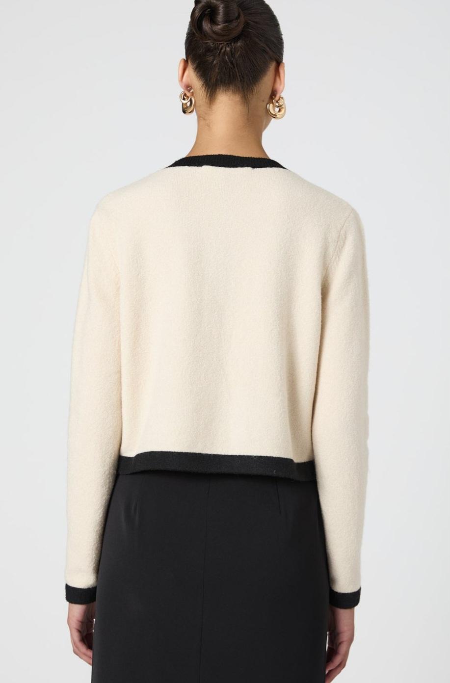 Vhari Contrast Cardigan