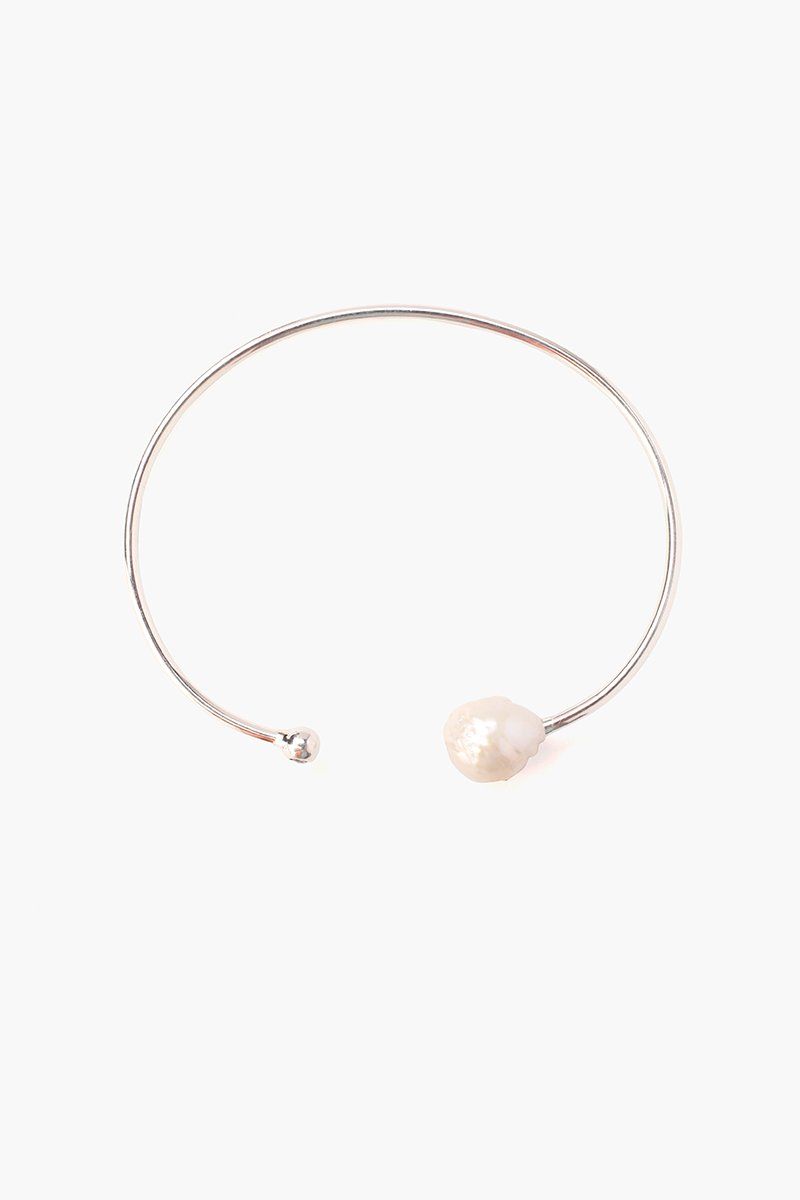 White Pearl Diamond Cuff