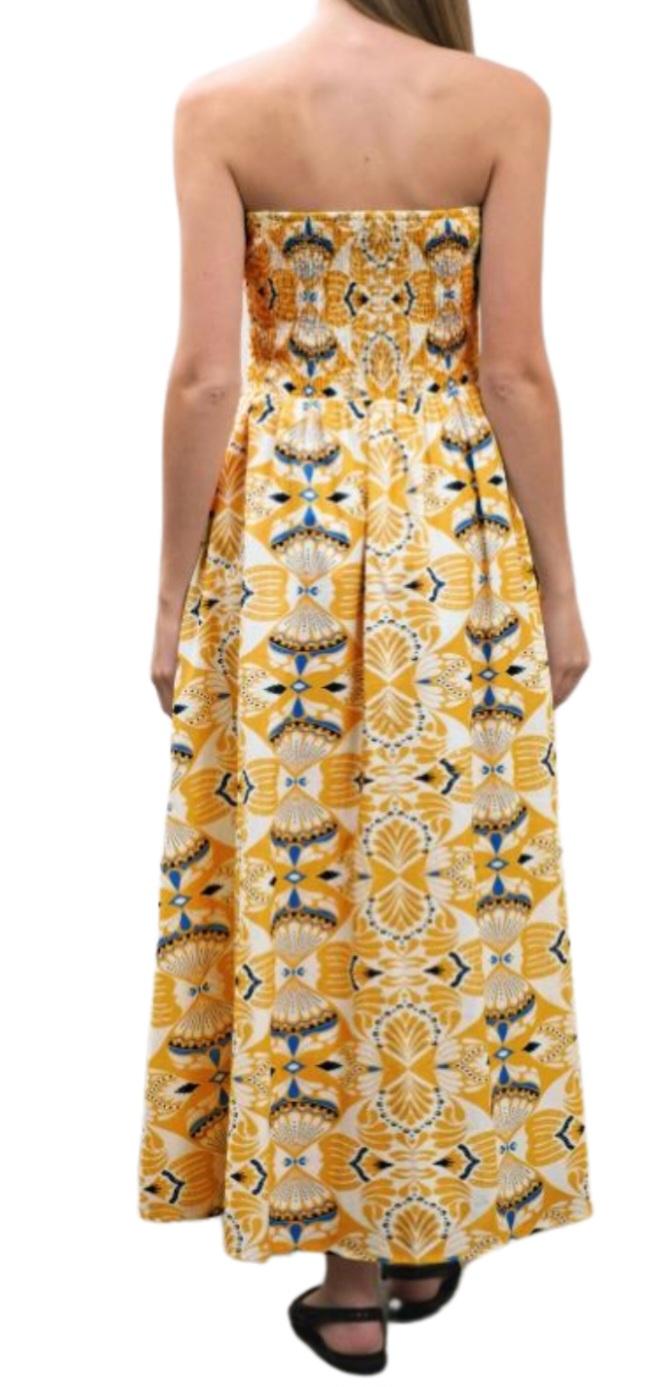 SALE Strapless Midi Dress