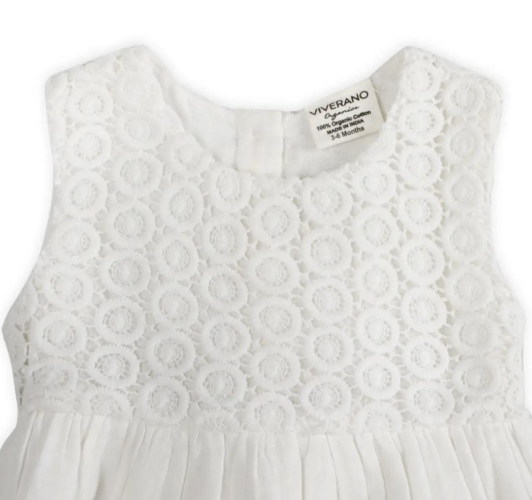 Baby Crochet Lace Dress + Bloomer