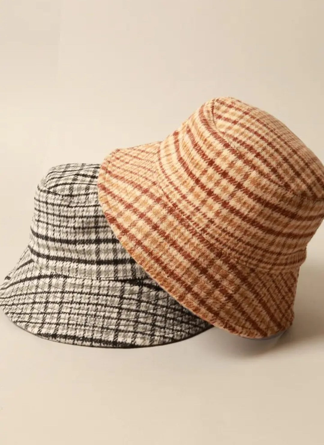 Winter Plaid Bucket Hat