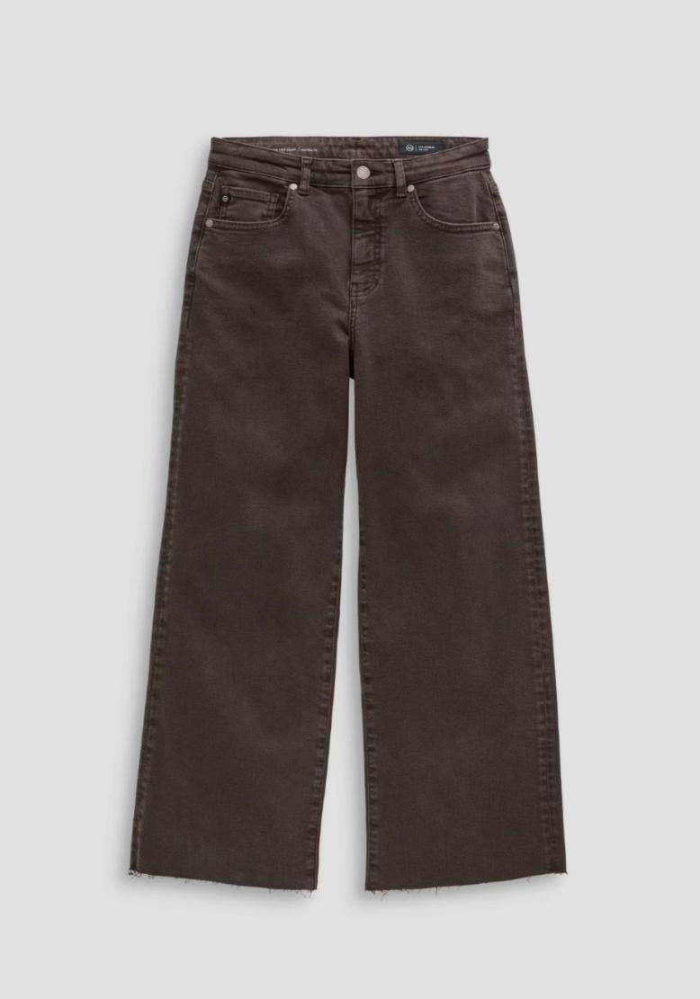 Saige Wide Leg Crop - Burnt Umber