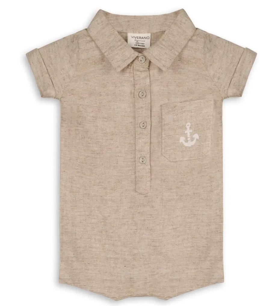 Baby Collared Romper