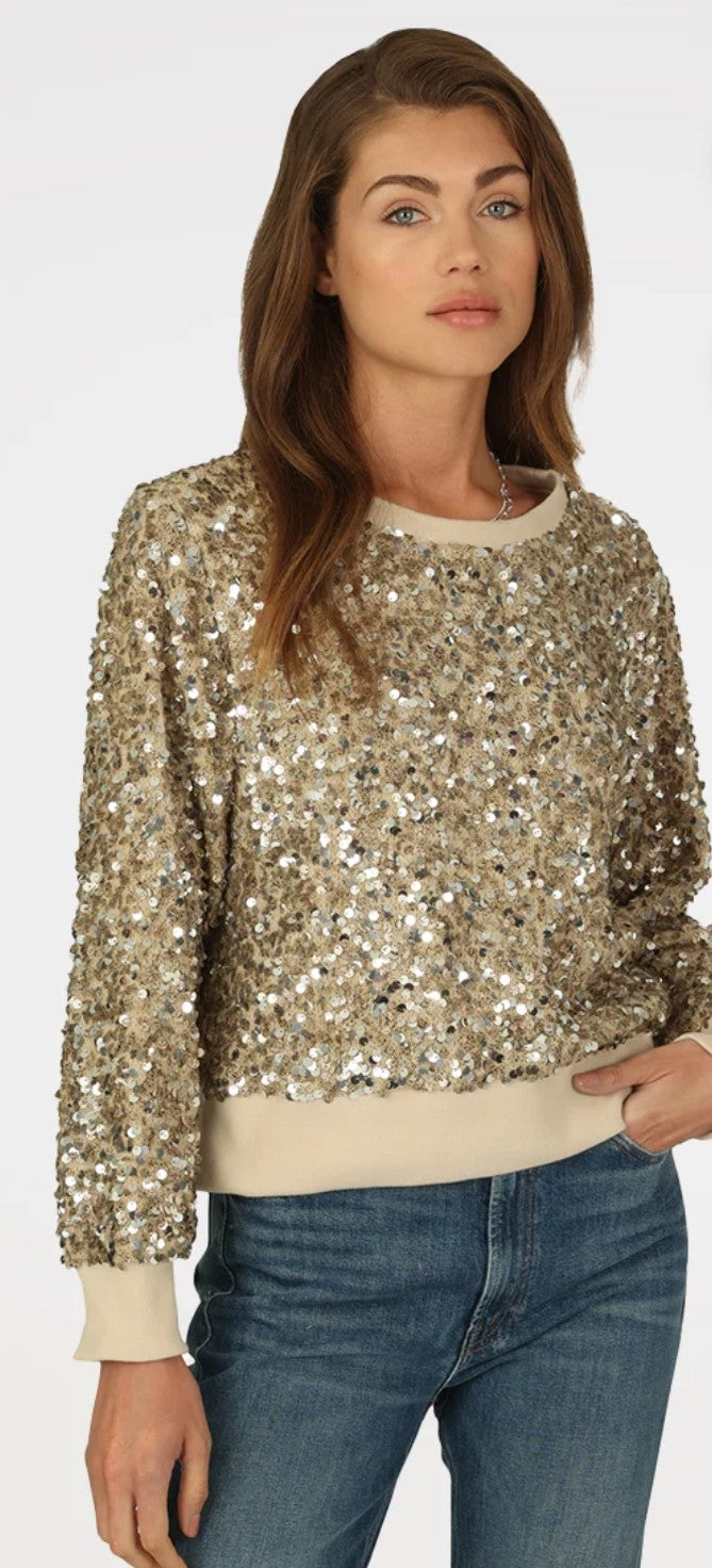 SALE Paillette Sequin Sweatshirt