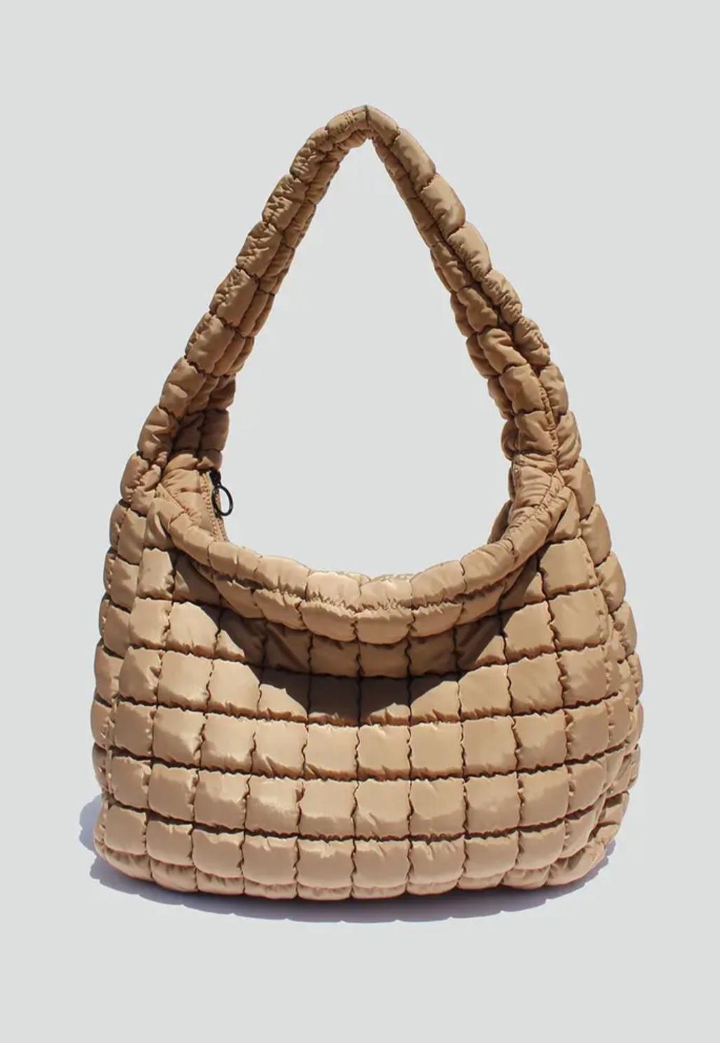 Cleo Slouchy Quilted Tote