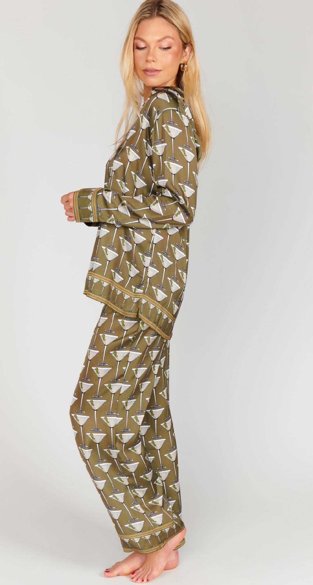 Overslept PJ Set - Extra Dirty Martini