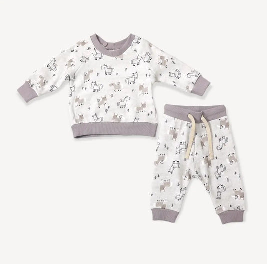 Baby Sweatshirt & Jogger Set