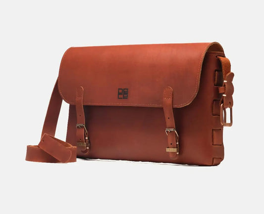 Leather Messenger Bag