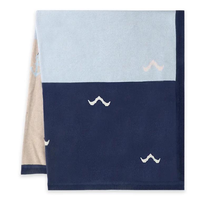 Baby Blanket - Ocean Sailboat