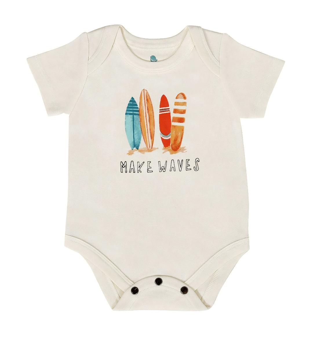 Baby Graphic Bodysuit - Make Waves