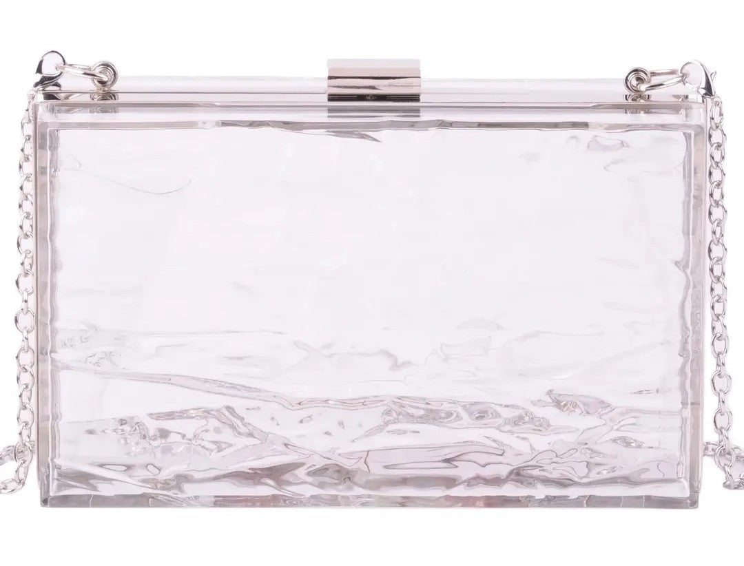 Translucent Textured Clutch