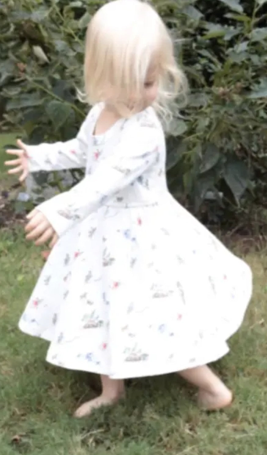 Kids L/S Twirl Dress