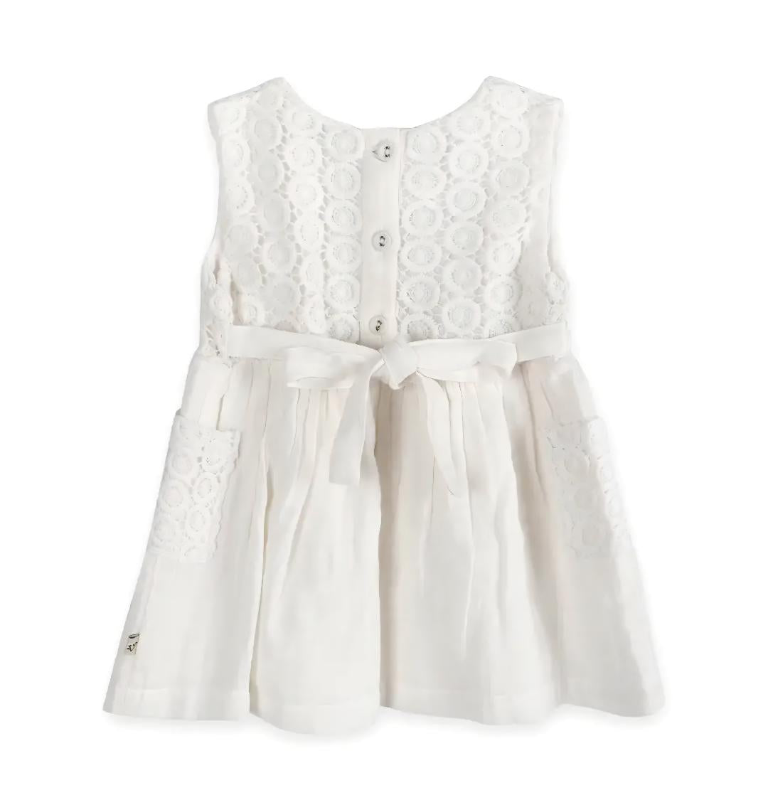 Baby Crochet Lace Dress + Bloomer