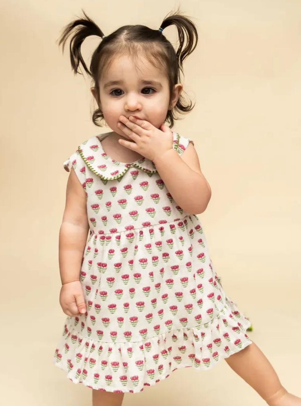 Baby Mia Dress & Bloomer