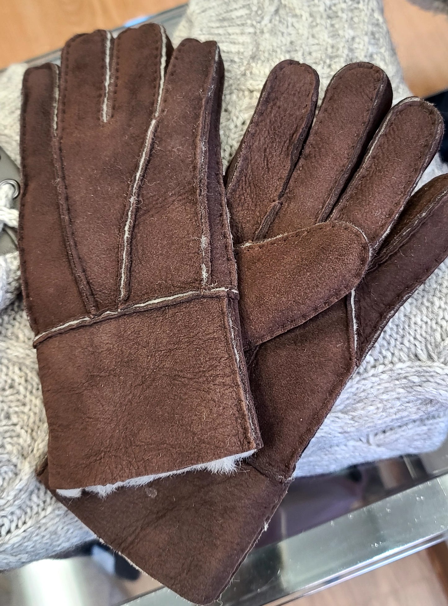 SALE Shearling Sheepskin Gloves