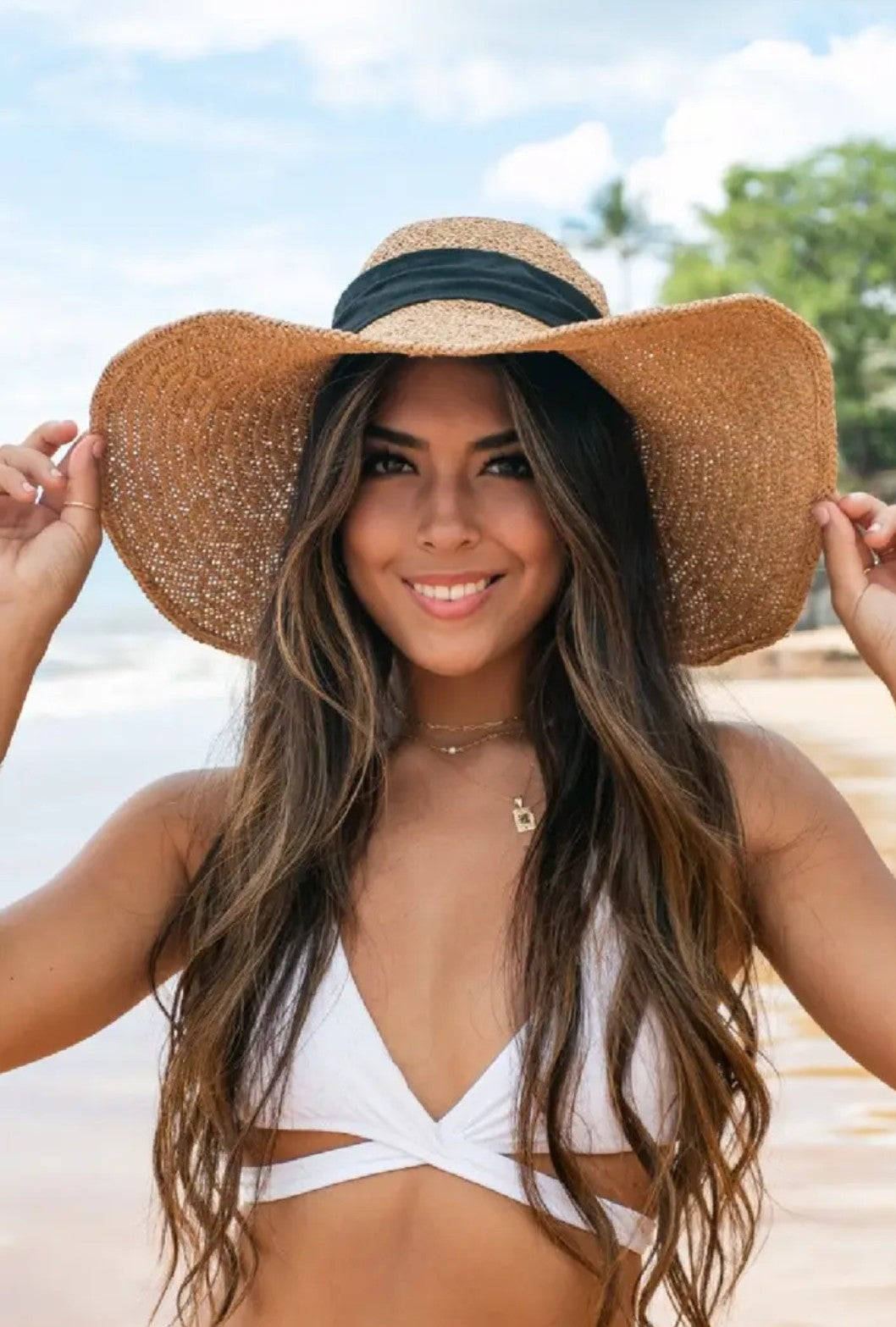 Packable Straw Beach Hat