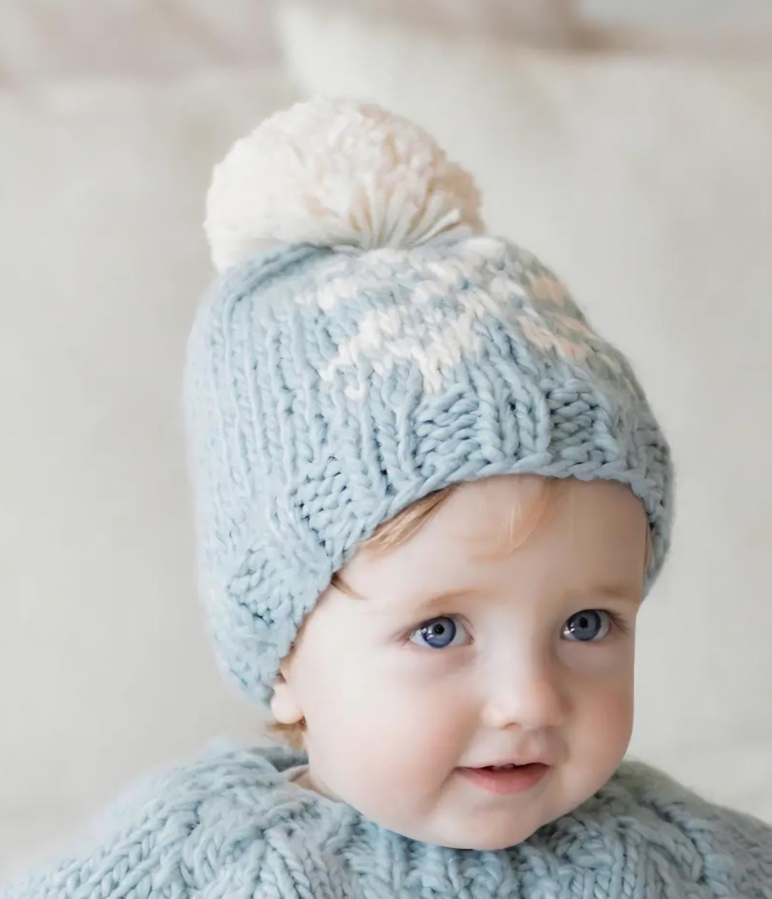 Baby Snowflake Beanie