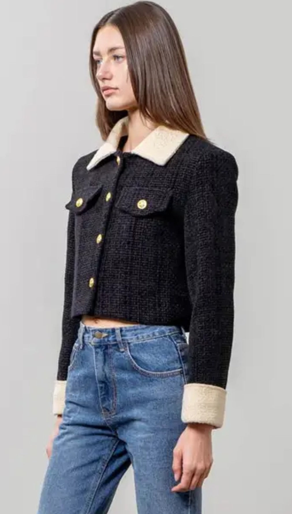 Tweed Cropped Jacket