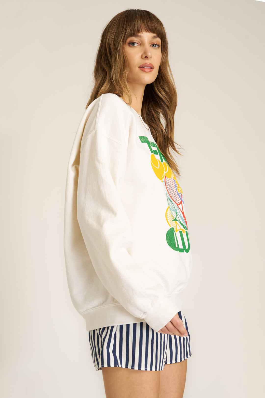 Tennis Club Oversized Sweatshirt