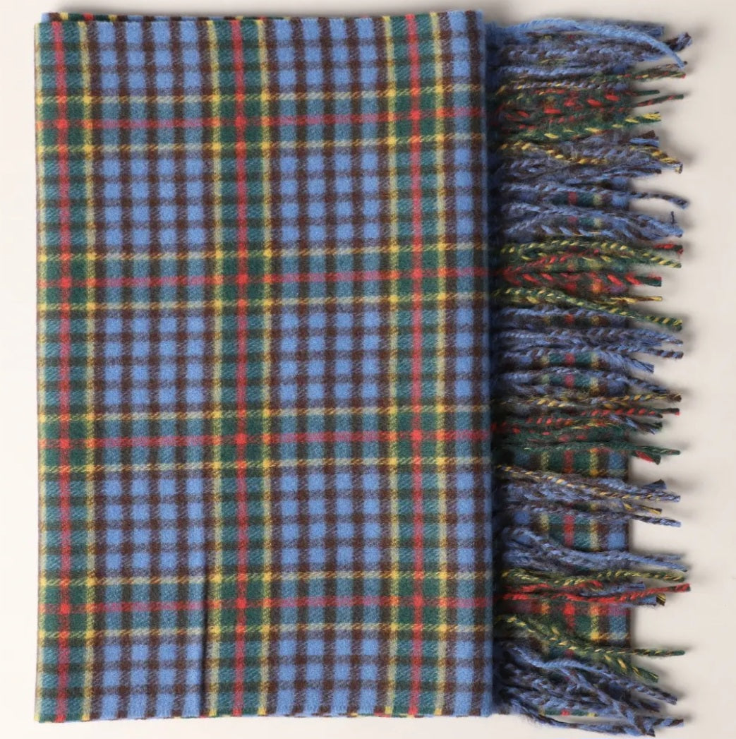 Cashmere Feel Plaid Scarf