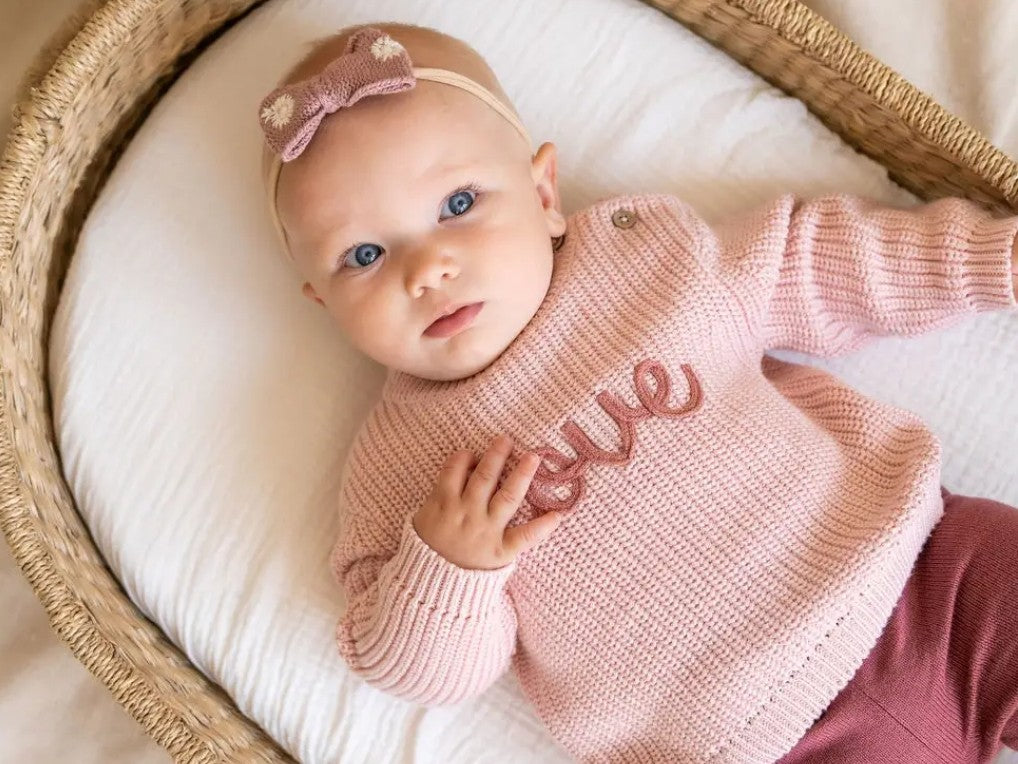 Love Chunky Knit Baby Pullover