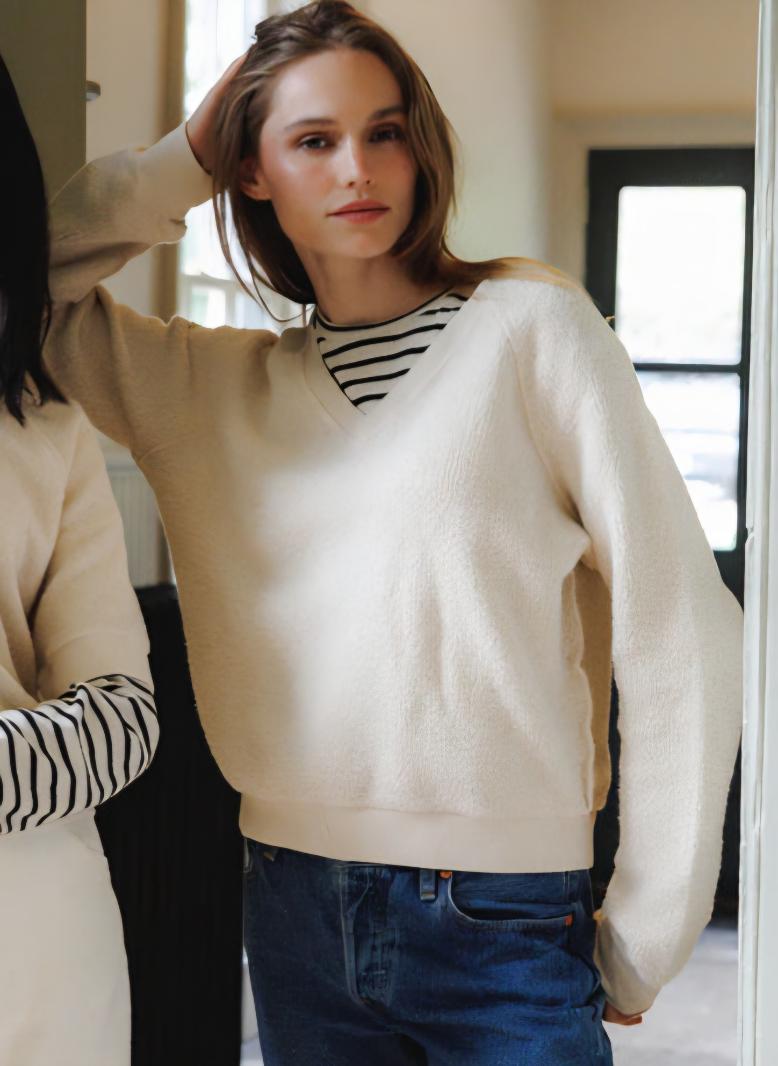 Ziggy V-Neck Sweatshirt