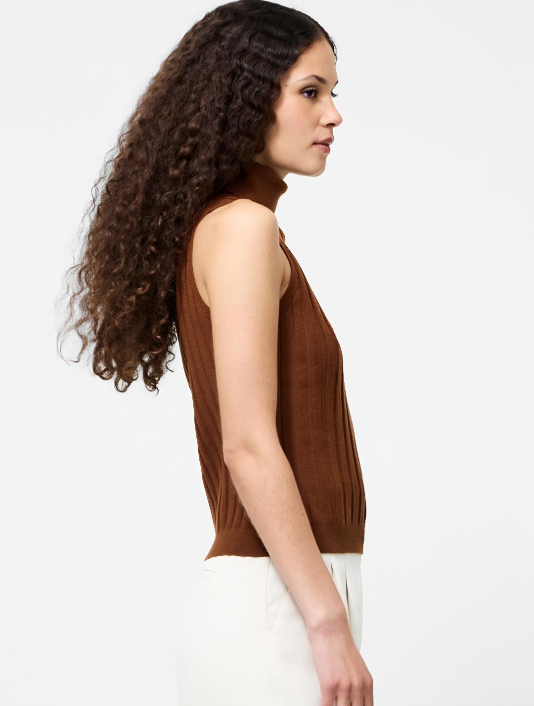 Turtleneck Tank Sweater