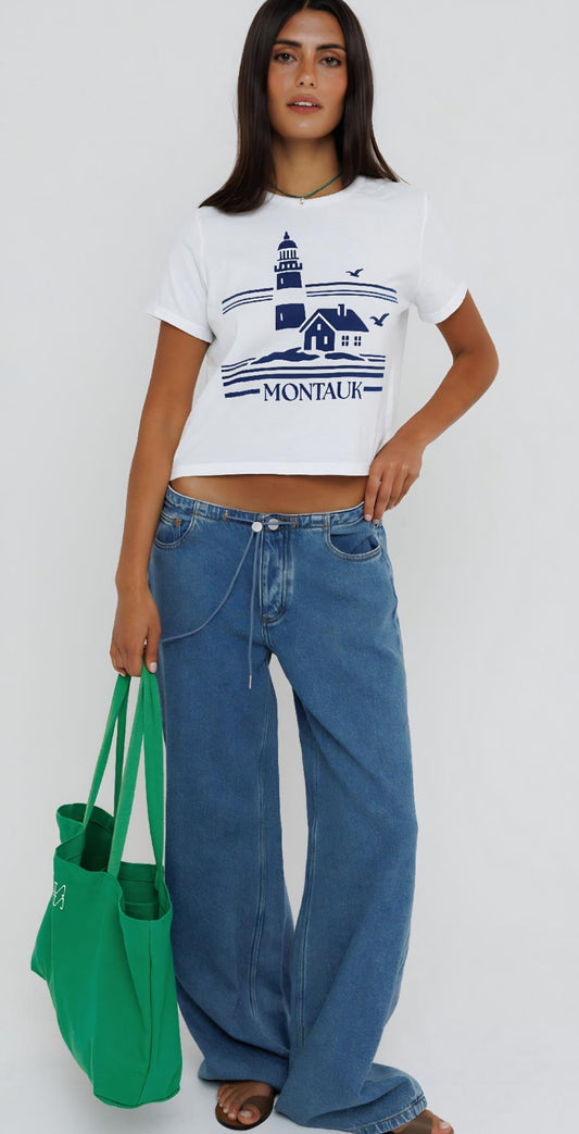 Montauk Lighthouse Tiny Tee