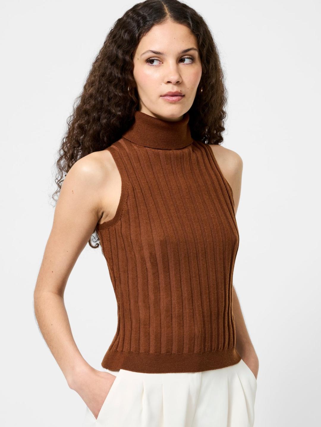 Turtleneck Tank Sweater