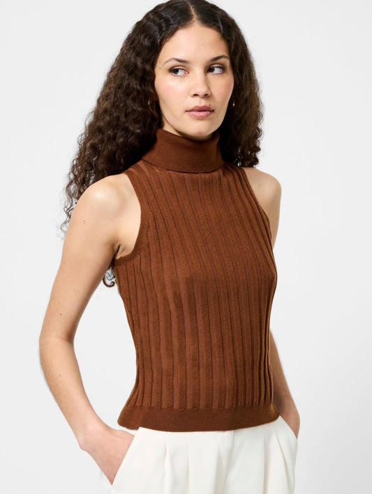 Turtleneck Tank Sweater