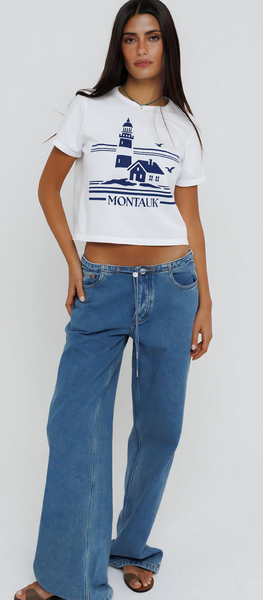 Montauk Lighthouse Tiny Tee